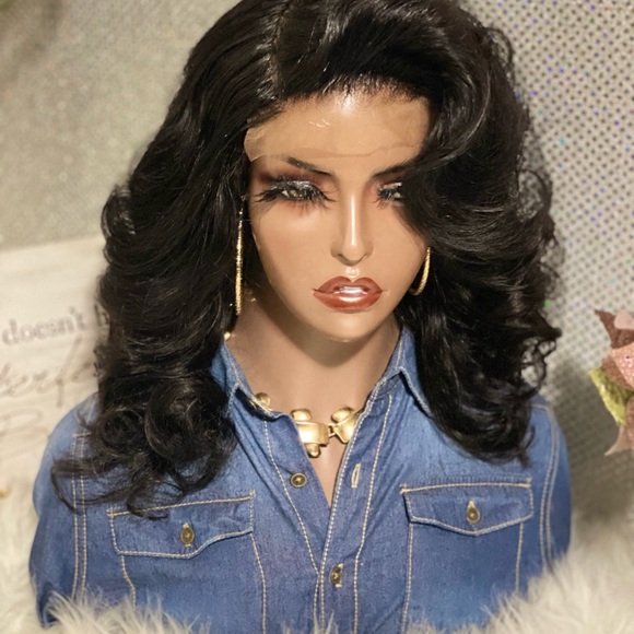 🔥72 HOUR SALE NEW 14” Leayeshia 5X4 Closure 💯 Brazilian Human Hair Wig 🔥 - Picture 3 of 16